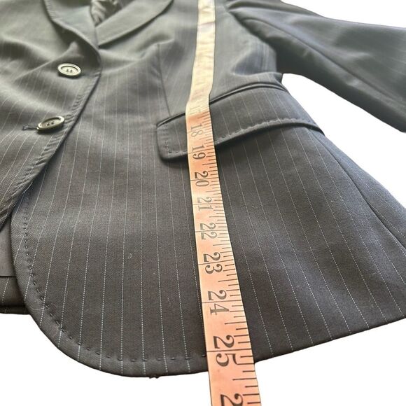 J. Cree | Striped Wool Blazer, Size 2 - Picture 9 of 10